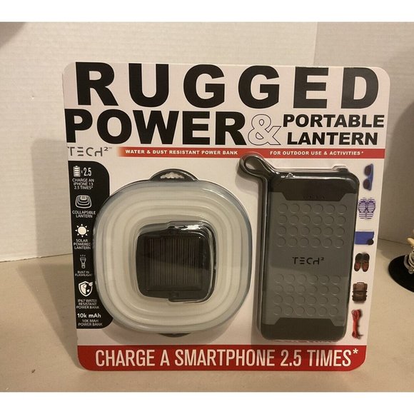 Tech2 Outdoor Rugged Power and Portable Lantern New - Picture 1 of 2